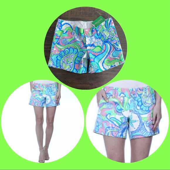 New Lilly Pulitzer Conch Republic 5” Callahan Shorts Size 00 - Picture 4 of 16